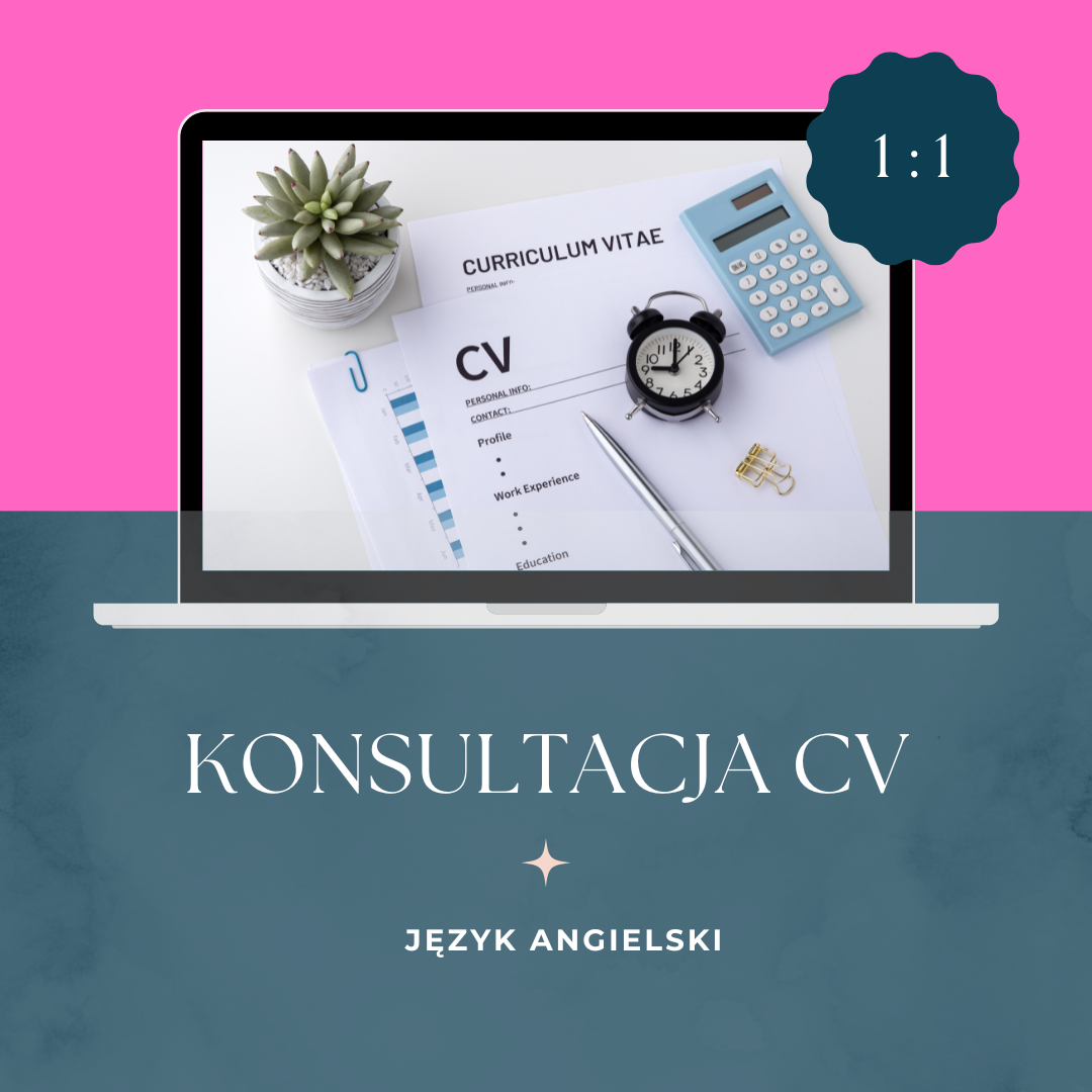 Konsultacja CV (jęz. angielski) - 1 sesja (60 min)